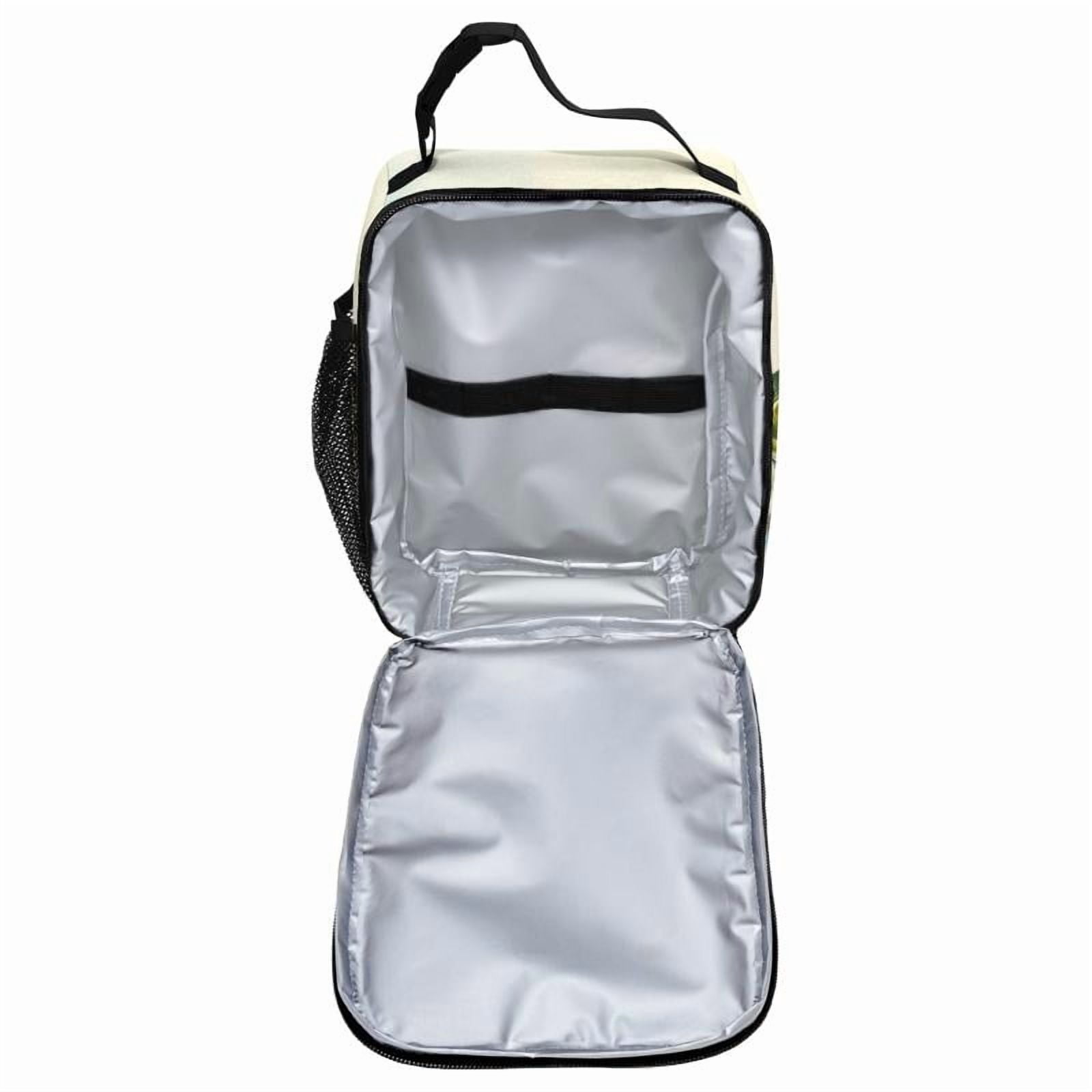 Bass Fish Lunch Box Bass Fish Jumps out of Water Lunch Bag Insulated Reusable Portable Fishing Lunch Tote Cooler Bag for Women Men Teens, Office Work Travel Lunchbox