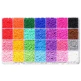 thumbnail image 2 of Ywmimn 28 Couleurs Perles de Rocaille 3mm, Kit de 7200 Pcs Perles de Rocaille en Verre pour Bijoux, 2 of 5