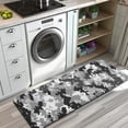 thumbnail image 3 of Gray Black Camo Digital Pattern Kitchen Rug Mat,Kitchen Runner Rugs Non Skid Washable,Decorative Kitchen Floor Mats for Kitchen,Sink,Laundry,17"x47.2", 3 of 7