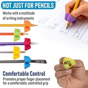 The Pencil Grip Writing CLAW Grip Writing Claw Pencil Grip, Small Size, Assorted Colors, 6-Pack, Improves Handwriting Comfort & Control