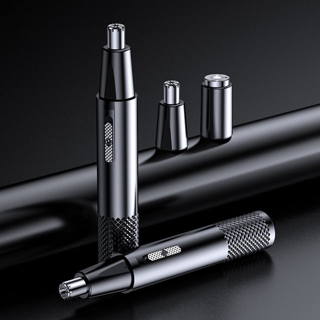 Tondeuse Électrique pour Poils de Nez pour Hommes, Mini Tondeuse pour Poils de Nez pour Femmes, Tondeuse pour Favoris et Oreilles, Rasoir Électrique Noir