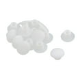 thumbnail image 1 of Unique Bargains Cache-Trous de Connecteur de Câble Rond en Plastique Blanc 5mm 16 Pcs, 1 of 1