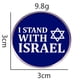 thumbnail image 3 of Decoración del hogar, decoración de habitaciones, decoración de paredes Broche "Apoyo a Israel", insignia de Palestina, insignia de aleación de metal, accesorios, colgante, 3 of 5