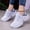 Black, variant on Orthopedic Shoes for Women Spring Work Non Slip Slip on Arch Support Sneakers Wide Lightweight Mesh Closed Toe Shoes (Black)