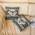 thumbnail image 2 of Erosebridal Boho Aztec Pillow Cases, Sheep Skeleton Cushion Covers 22x22, Triangle Geometric Decor, 2 of 6