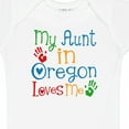 thumbnail image 4 of Inktastic My Aunt in Oregon Loves Me Boys or Girls Baby Bodysuit, 4 of 5