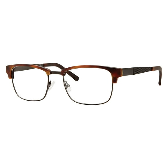 Claiborne 247 Full Rim Rectangular Brown Havana Eyeglasses