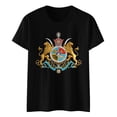 thumbnail image 2 of Neewe Women's Crewneck Loose Fitted Short Sleeve T-Shirt Summer Basic Tee Tops, 2 of 5