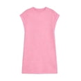 thumbnail image 3 of Vestido de verano para niñas, de color liso, informal, holgado, con bolsillos, de poliéster, para niñas de 5 a 14 años., 3 of 4