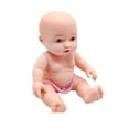 thumbnail image 3 of Poupée en Colle Douce Rose Simulation Bébé Poupée en Caoutchouc Remplaçable Vaisselle pour Enfants Jouets Maison de Jeu, 3 of 7
