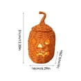 thumbnail image 4 of THOPBPRK Halloween Seagrass & Metal Pumpkin Basket - 12" Handcrafted Woven Jack O' Lantern with Witch Hat Lid, Spooky Halloween Woven Pumpkin Lamp for Home Decor, Fall & Festive Parties, 4 of 7