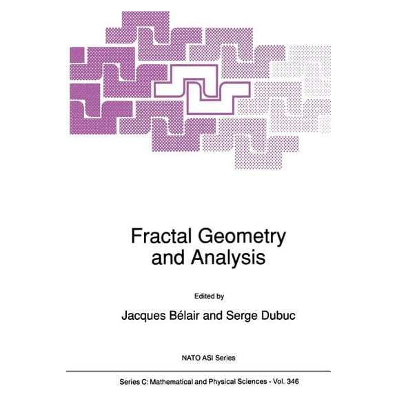 NATO Science Series C: Fractal Geometry and Analysis, Book 346, (Paperback)
