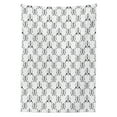 thumbnail image 3 of Ambesonne Tribal Tablecloth Rectangular Table Cover, Arrows Black and White, 52"x70", Charcoal Grey, 3 of 4