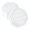 White, variant on Triple Rings Presentation Box in Plush Octagonal Flannel Velvets Rings Box