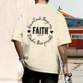 thumbnail image 5 of Ankishi Mens Christian T-Shirts Faith Ephesians 2 8 Short Sleeve Graphic Tee Crewneck Religious Tops for Streetwear, 5 of 7