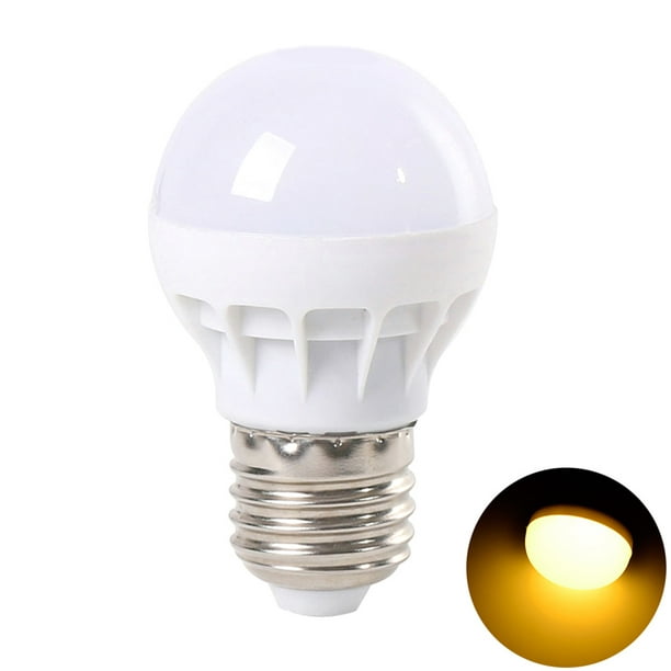 NUOLUX LED Light Bulbs 20 Watt Replacement 3W Warm White Light E27 Base 200lm - Walmart.com