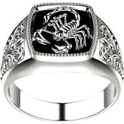 Scorpion Ring Gothic Rings Men Finger Mens for Fashion European and American Man