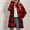 Red, variant on Summer Trends,AXXD Casual Plaid Long Sleeve Button Sweater Cardigan Light Sweaters for Lady Summer Clearance Gray Size 2xl