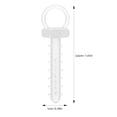 thumbnail image 2 of SHINYPASING 100pcs ornament caps for diy Plastic Ball Pendants Caps for Simple Design, 2 of 7