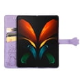 thumbnail image 6 of K-Lion for Samsung Galaxy Z Fold 4 2022 Case Embossed Cute Pattern Wallet Flip PU Leather Magnetic Card Slots with Stand Cover for Samsung Galaxy Z Fold 4, Purple, 6 of 8