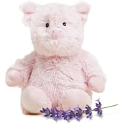 warmies 13" Pig Stuffed Animal, Microwavable Heated Plushies and Weighted Soft Plush Toys