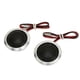 thumbnail image 4 of Set of 2 150W Dome Tweeters, 2-Way System, High Sensitivity, Silver and Black, for Car o Systems, 4 of 4