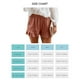 thumbnail image 1 of Pantalones Cortos para Mujer Cintura Alta Sueltos Elásticos de Color Sólido con Dobladillo con Volantes Y Bolsillo Lateral para el Hogar Correr Vacaciones en la Playa ANGGREK Otros, 1 of 6