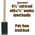 thumbnail image 3 of 1 inch Foam Brush 24 Pack for Painting Staining Varnishing and General Finishing Projects Made in The USA, 3 of 6
