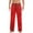 Watermelon Red, variant on Mens Xmas Pj Pants Elastic Waist Christmas Print Holiday Casual Pants Bottoms Celebrating Xmas Gifts Loose Fit Sleepwear for Men White L