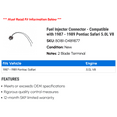 thumbnail image 2 of Fuel Injector Connector - Compatible with 1987 - 1989 Pontiac Safari 5.0L V8 1988, 2 of 2