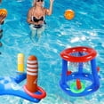 thumbnail image 2 of Swimming Pool Basketball Hoop Set - Inflatable Pool Basketball Hoop & Ring Game Set - Perfect for Competitive Water Play and Trick Shots_Perfect Gift, 2 of 5