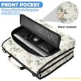 thumbnail image 6 of Zipper Binder with Shoulder Strap 2 inch 3 Ring Waterproof File Folder Organizer Bag 500 Sheet Vintage Pastel Colors Floral, 6 of 8