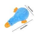 thumbnail image 3 of potrochi Crinkle Dog Toy for Small, Medium, and Large Breeds, Cute No Stuffing Duck with Soft Squeaker, Fun for Indoor Puppies and Senior Pups, Plush No Mess Chew and Play, 3 of 7