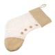 thumbnail image 1 of Medias navideñas grandes de punto bordadas, bolsa de regalo de Navidad Blanco, 1 of 9
