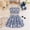 F-177Blue, variant on ZHOGXU Kids Girls Summer Outfits Spaghetti Strap Floral Print Tank Top With Ruffle Hem Skirt Fashion Comfortable Set For Casual Party Wear,Blue,7-8 Years