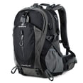 thumbnail image 1 of Mochila ligera FENGDONG impermeable 40 litros para senderismo campamento viaje color negro, 1 of 5