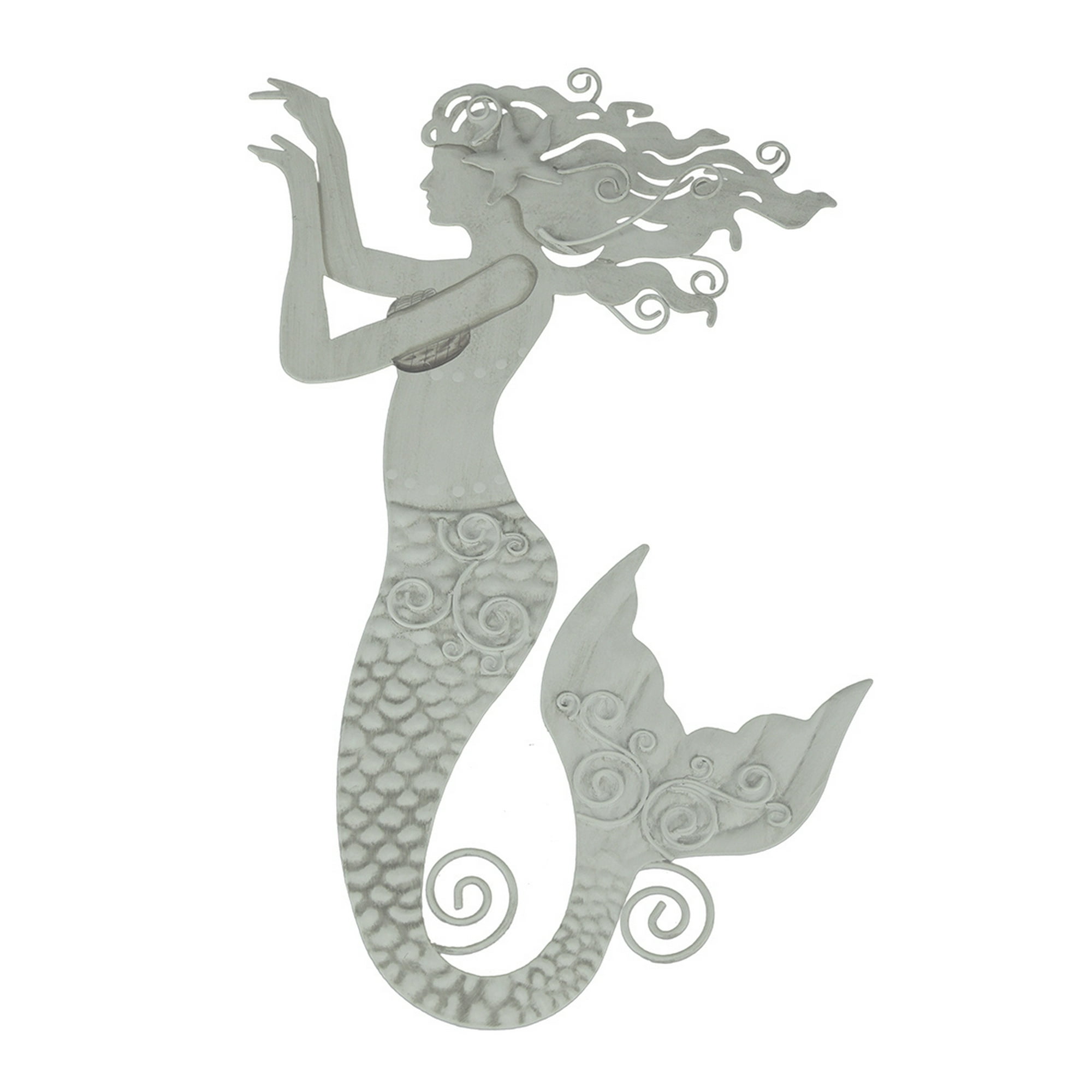 Sculpted Metal Mermaid Decorative Wall Hanging Walmart Canada
