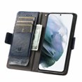thumbnail image 5 of Case for Samsung Galaxy S21 FE 5G Cover Leather Wallet Folio Case Book Design Flip Magnetic Closure - Blue, 5 of 5