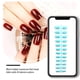 thumbnail image 4 of Vogacara 24 piezas de uñas postizas de ataúd resistentes a los arañazos de bailarina corta coloridas uñas acrílicas artificiales de color sólido DIY Juegos de manicura 14azul Vogacara CE011412-14, 4 of 4