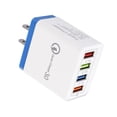 thumbnail image 1 of Naierhg Portable Travel 4 USB Ports Fast Charging QC 3.0 Wall Charger Power Adapter, 1 of 5