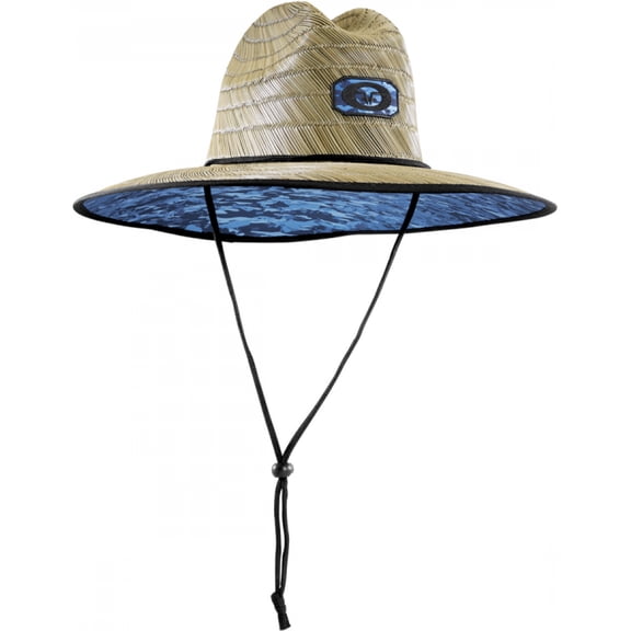 Flying Fisherman Straw Hat - Water Camo