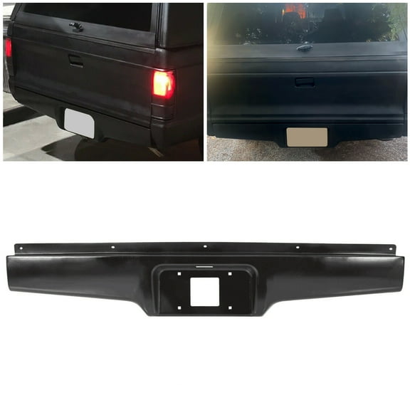 Pickup Rear Steel Bumper Roll Pan For 1982-1993 Chevy S10 GMC S15 Sonoma