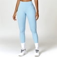 thumbnail image 2 of Leggings de entrenamiento ocultos for mujer, cintura alta, levantamiento de glúteos con control de barriga, pantalones de yoga for gimnasio, 2 of 7