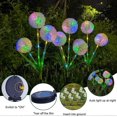 thumbnail image 4 of 2 Modes Decorative Outdoor Solar Garden Light, 2 Pieces of Dandelion Flower Solar Lamp, IP65 Waterproof Outdoor Solar Garden Light for Lawn, Balcony, 4 of 5