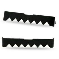 Large No Nail Sawtooth Picture Hangers - Black Plated 10-Pack