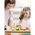 thumbnail image 3 of 10PCS Wooden Kids Kitchen Knife Safe Plastic Toddler Kitchen Cutter Set Include Cutting Board and Potato Slicers For Children Kitchen Cooking, 3 of 10