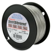 Super Softstrand, Vinyl-Coated Stranded Stainless Steel Picture Wrapping Wire, Size #4, 25 lb / 11 kg, 850 ft / 259 m