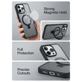 thumbnail image 3 of XSPLENDOR Magnetic Bracket Case for iPhone 17/16/15/14/13/12 MagSafe Compatible, Shockproof, Full Camera Protection, Ultra-Thin Translucent Cover,Multiple Colors, 3 of 7