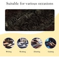 thumbnail image 3 of Gaming Mouse Pad with Stitched Edges,Topographic Gold Contour Map Desk Mat, Extended XL Mousepad with Anti-Slip Base, Cool Desk Pad for Keyboard and Mouse,35''×15.7'', 3 of 7