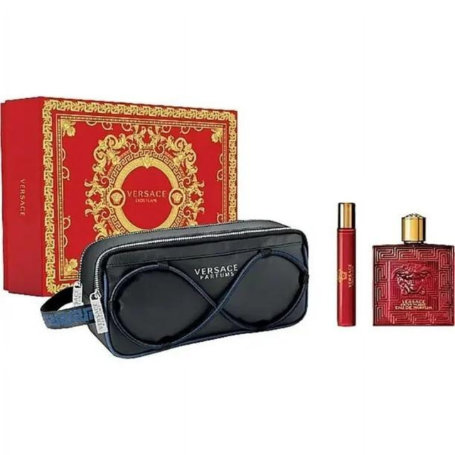 Set de Perfume Versace Eros Flame 100ml Edt